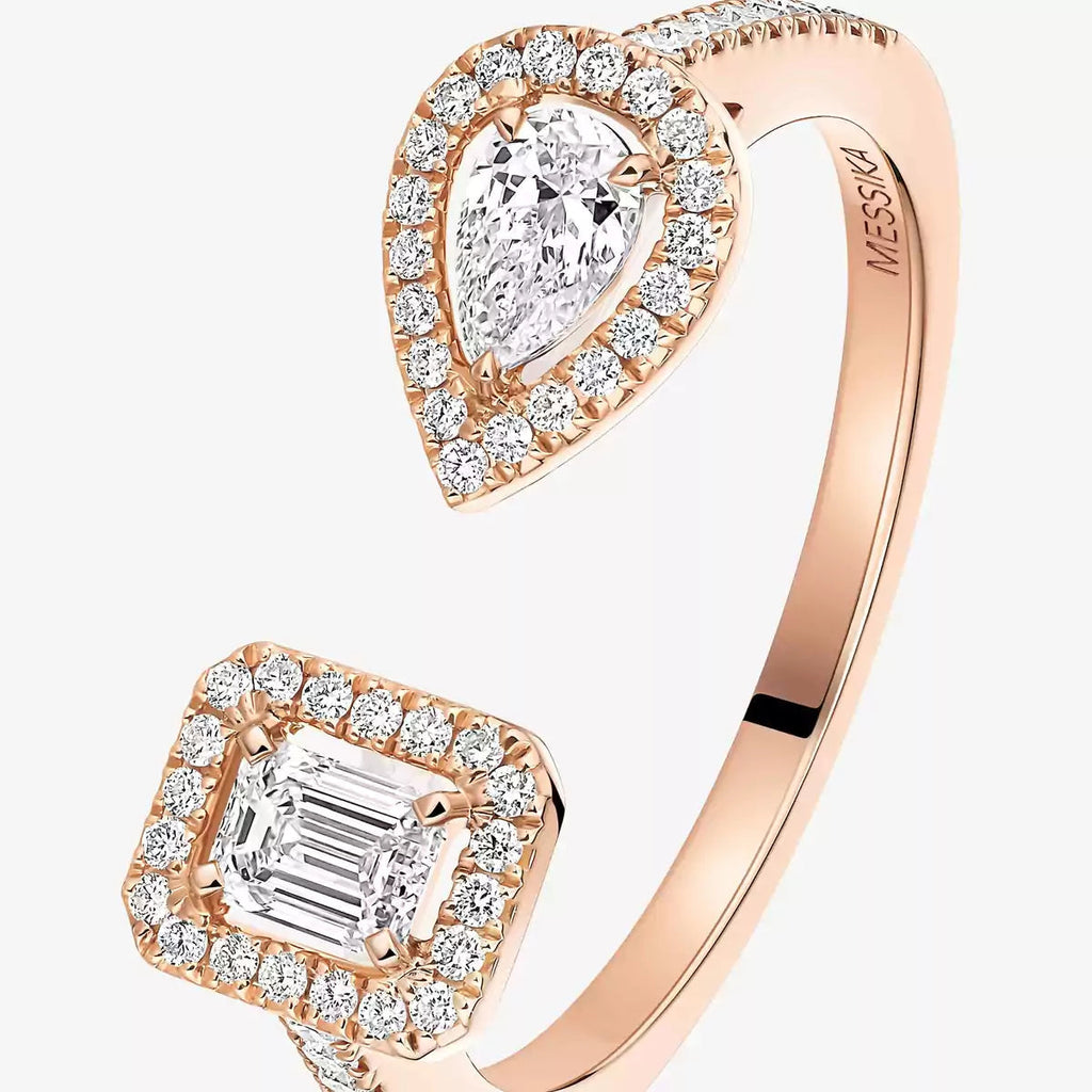 [MIRA]My Twin Toi Gold Diamond Ring