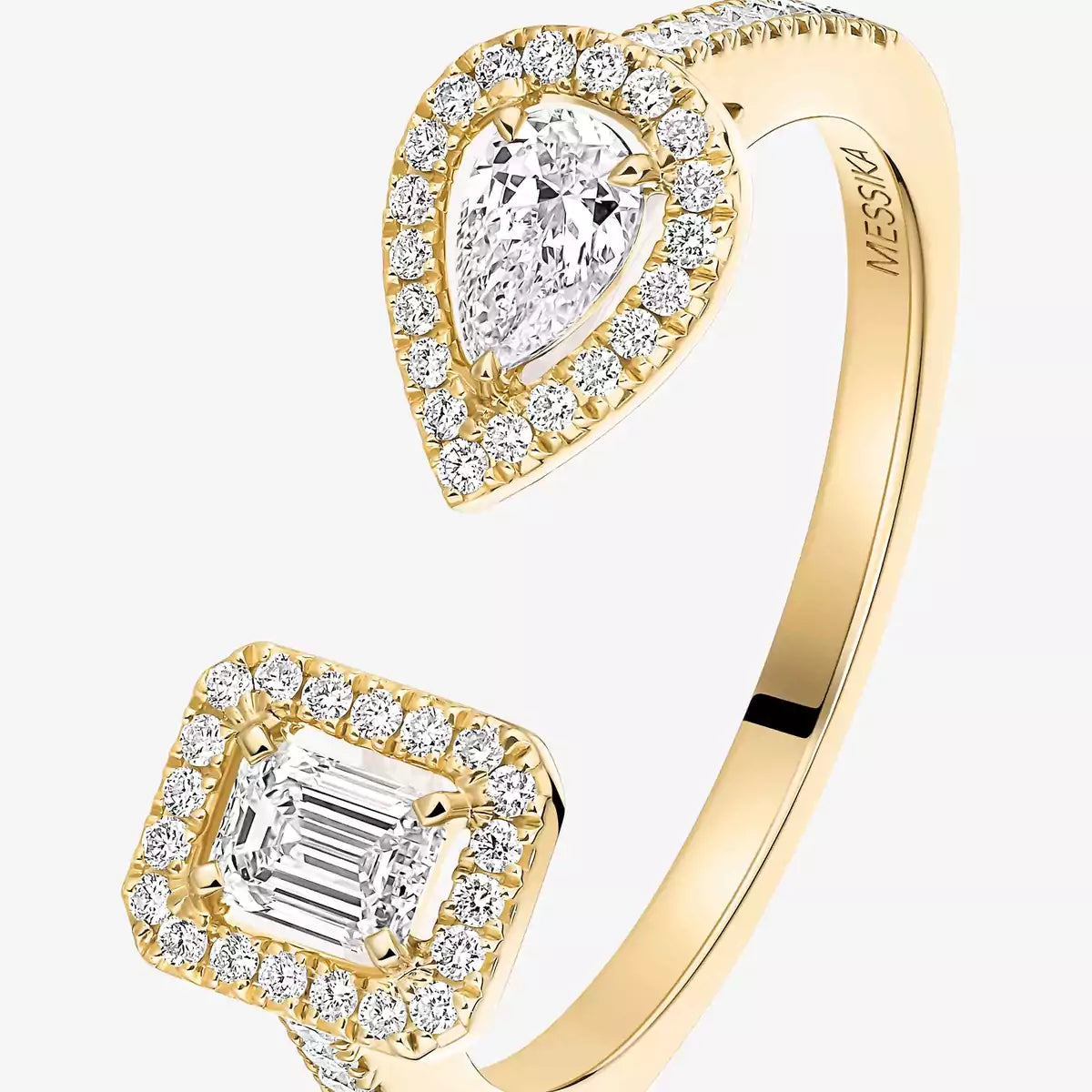 [MIRA]My Twin Toi Gold Diamond Ring
