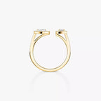 [MIRA]My Twin Toi Gold Diamond Ring