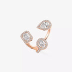 [[MIRA] Diamond Ring 0,25ct My Twin Trilogy