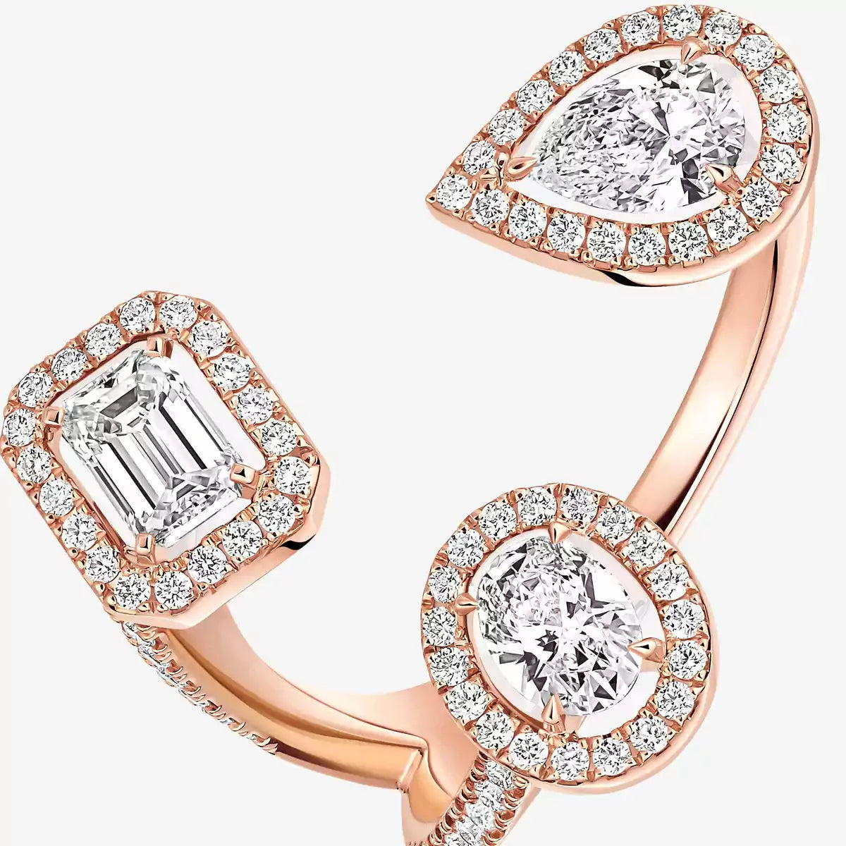 [[MIRA] Diamond Ring 0,25ct My Twin Trilogy