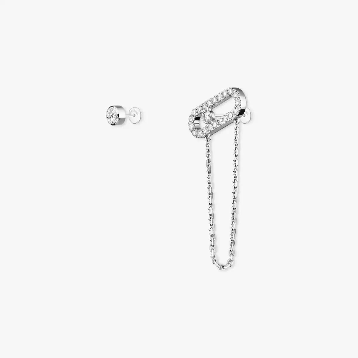 [MIRA]Move Uno Diamond Earrings