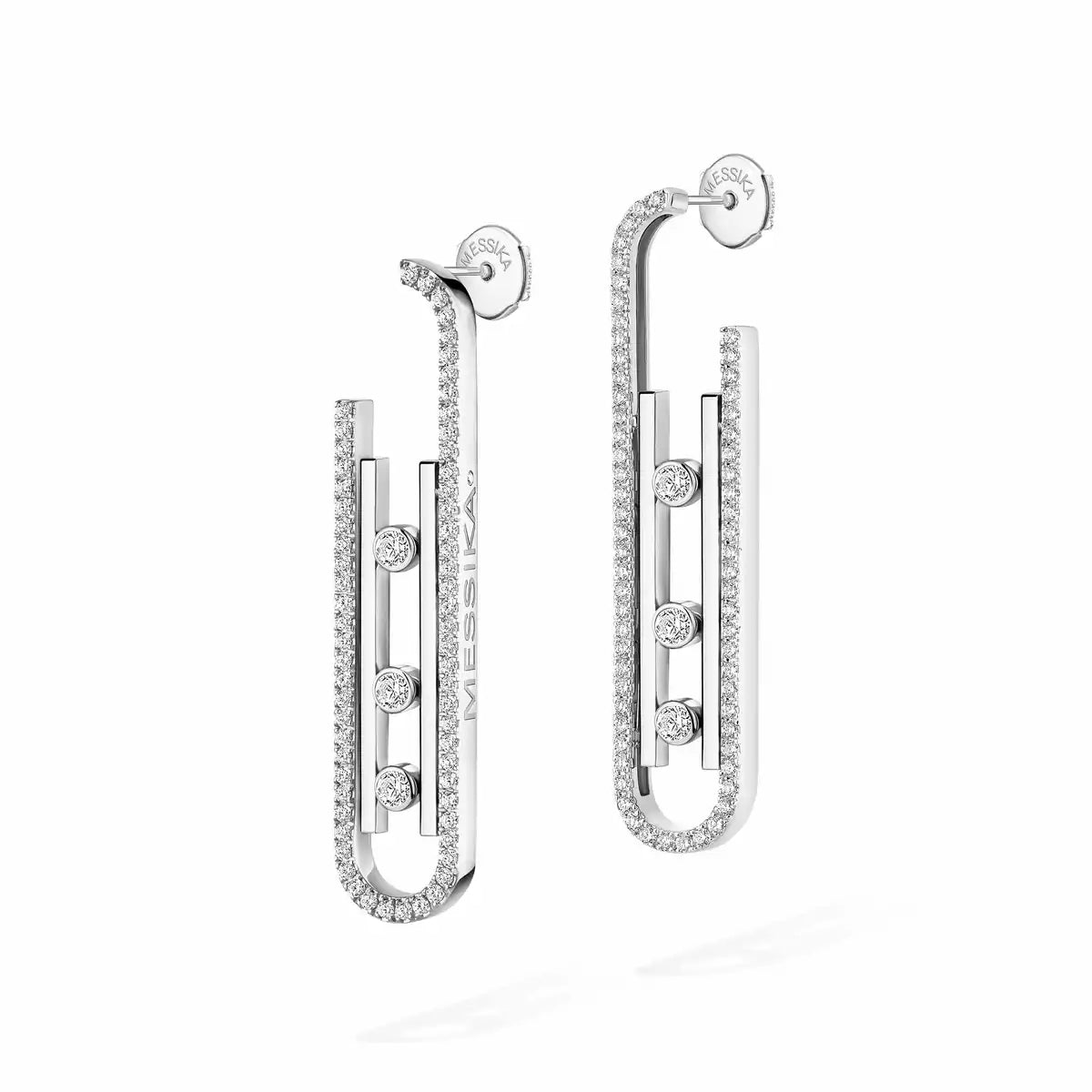 [MIRA]Diamond Pendant Earrings Move 10Th