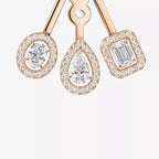 [MIRA] My Twin Trio  Diamond Earrings
