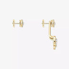 [MIRA] My Twin Trio  Diamond Earrings