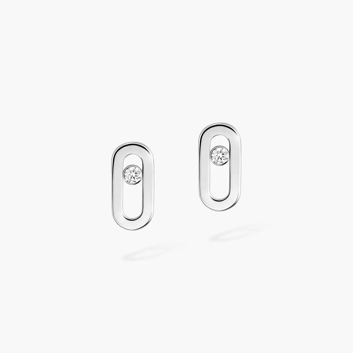 [MIRA]Move Uno Diamond Stud Earrings