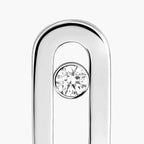 [MIRA]Move Uno Diamond Stud Earrings