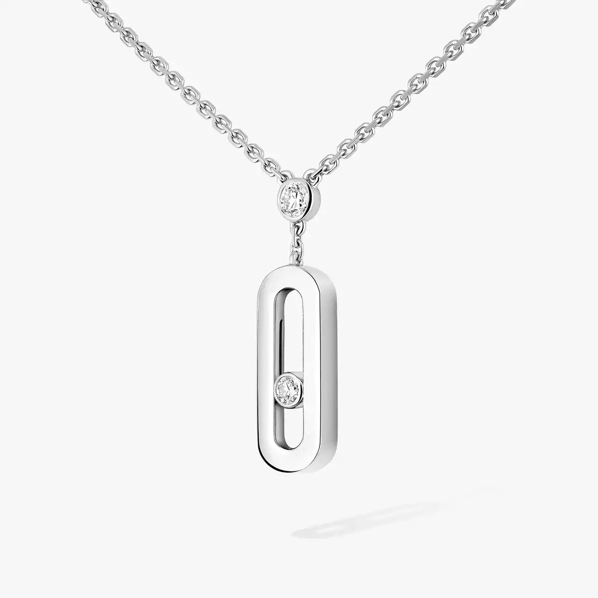 [MIRA] Move Uno Gold Diamond Long Necklace