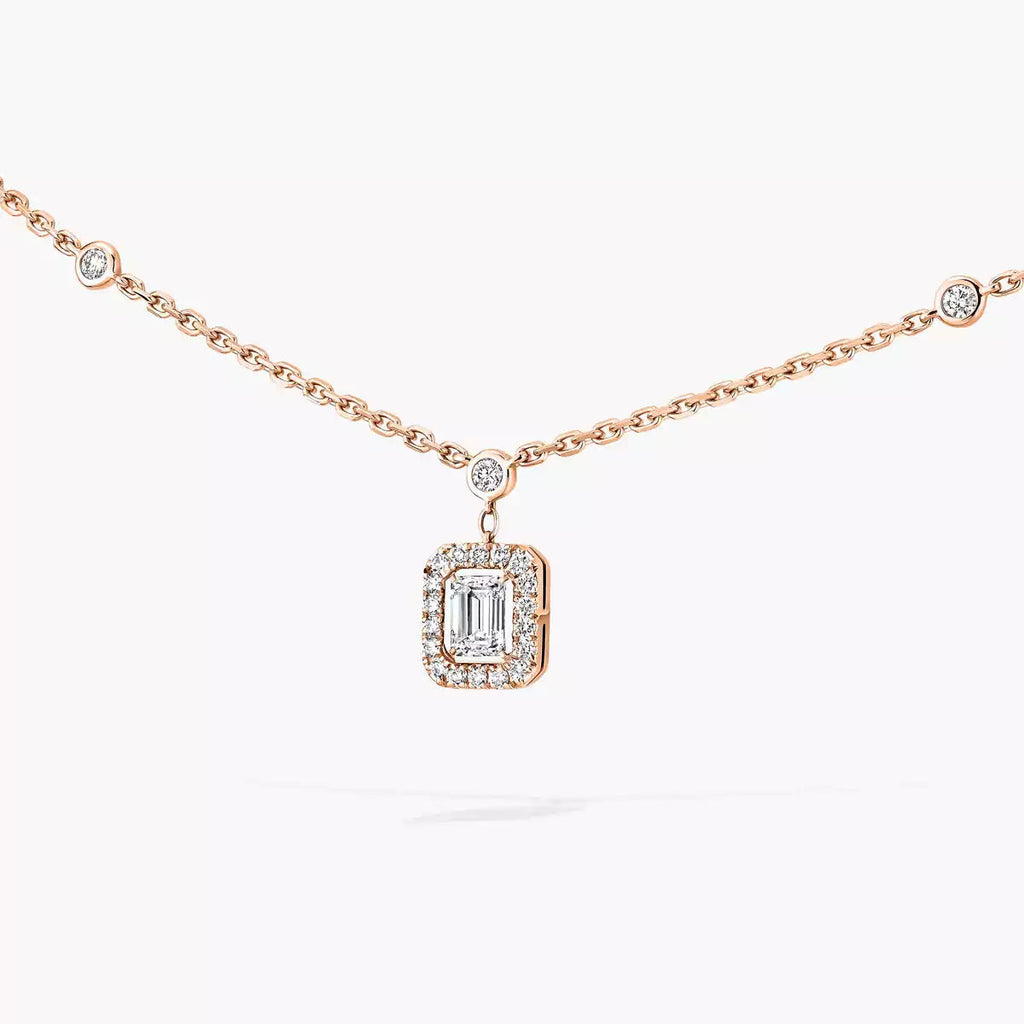 [MIRA]My Twin Diamond Necklace in Silver
