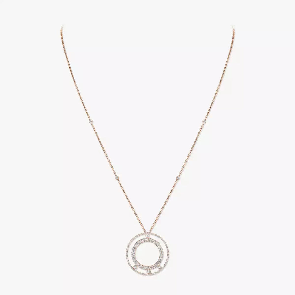 [MIRA]Move Romane Long Pave_-Set Diamond Necklace