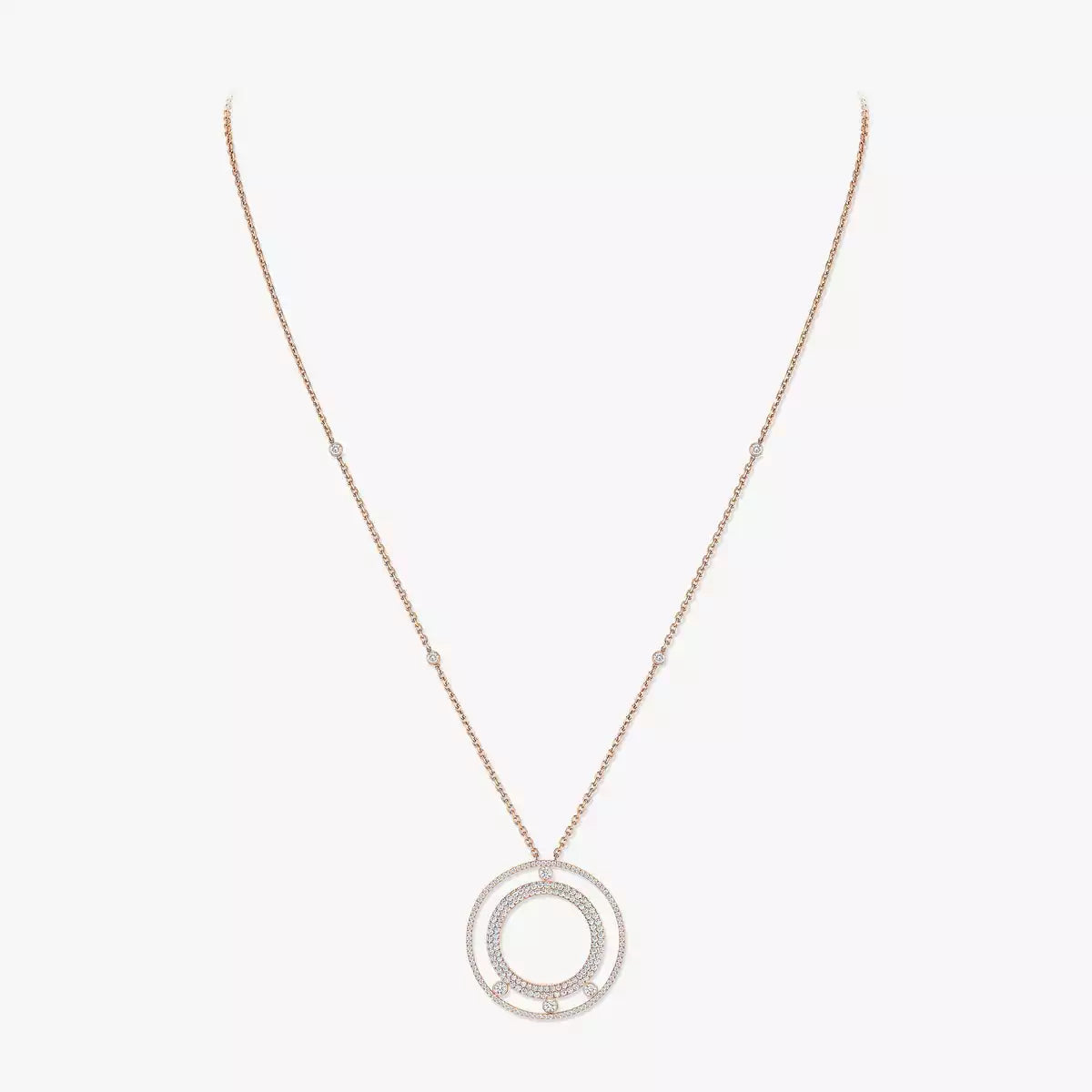 [MIRA]Move Romane Long Pave_-Set Diamond Necklace