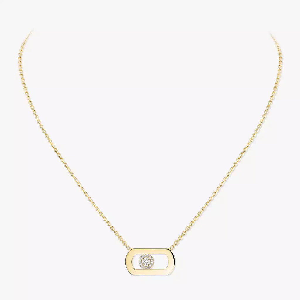 [MIRA] So Move Diamond Necklace in Gold
