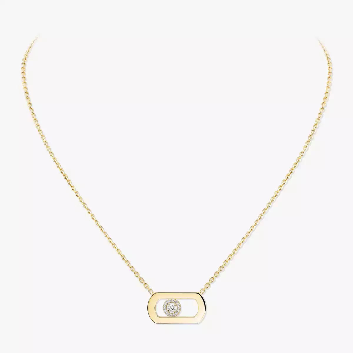 [MIRA] So Move Diamond Necklace in Gold