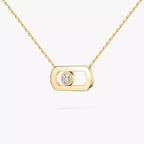 [MIRA]So Move Diamond Necklace in Gold