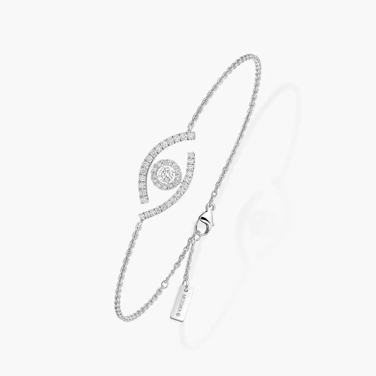 [MIRA]Lucky Eye Pave-Set Diamond Bracelet