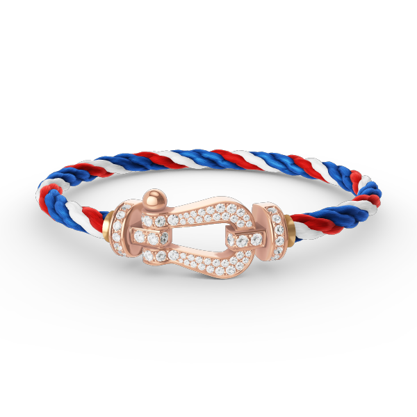 [MIRA]FORCE LARGE HORSESHOE FULL DIAMOND BRACELET ROSE GOLD