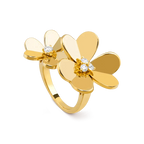 [MIRA]CLOVER COMOS GOLD DIAMOND RING