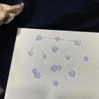 [MIRA]FRIVOLE SILVER 5 FLOWERS BRACELET