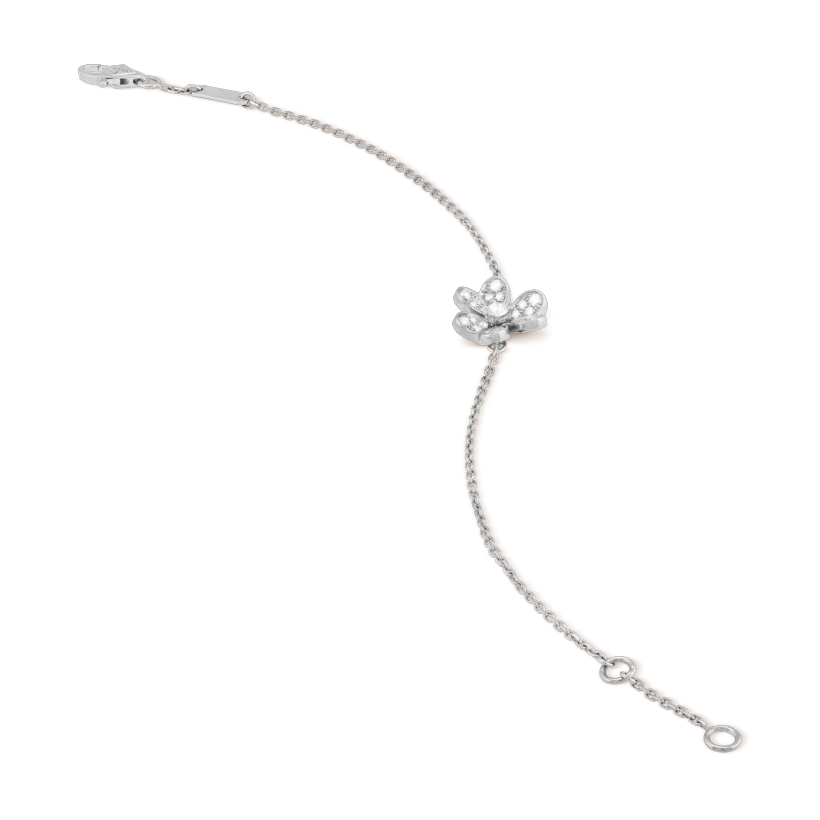 [MIRA]FRIVOLE SILVER FLOWER DIAMOND BRACELET