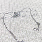 [MIRA]FRIVOLE SILVER FLOWER DIAMOND BRACELET