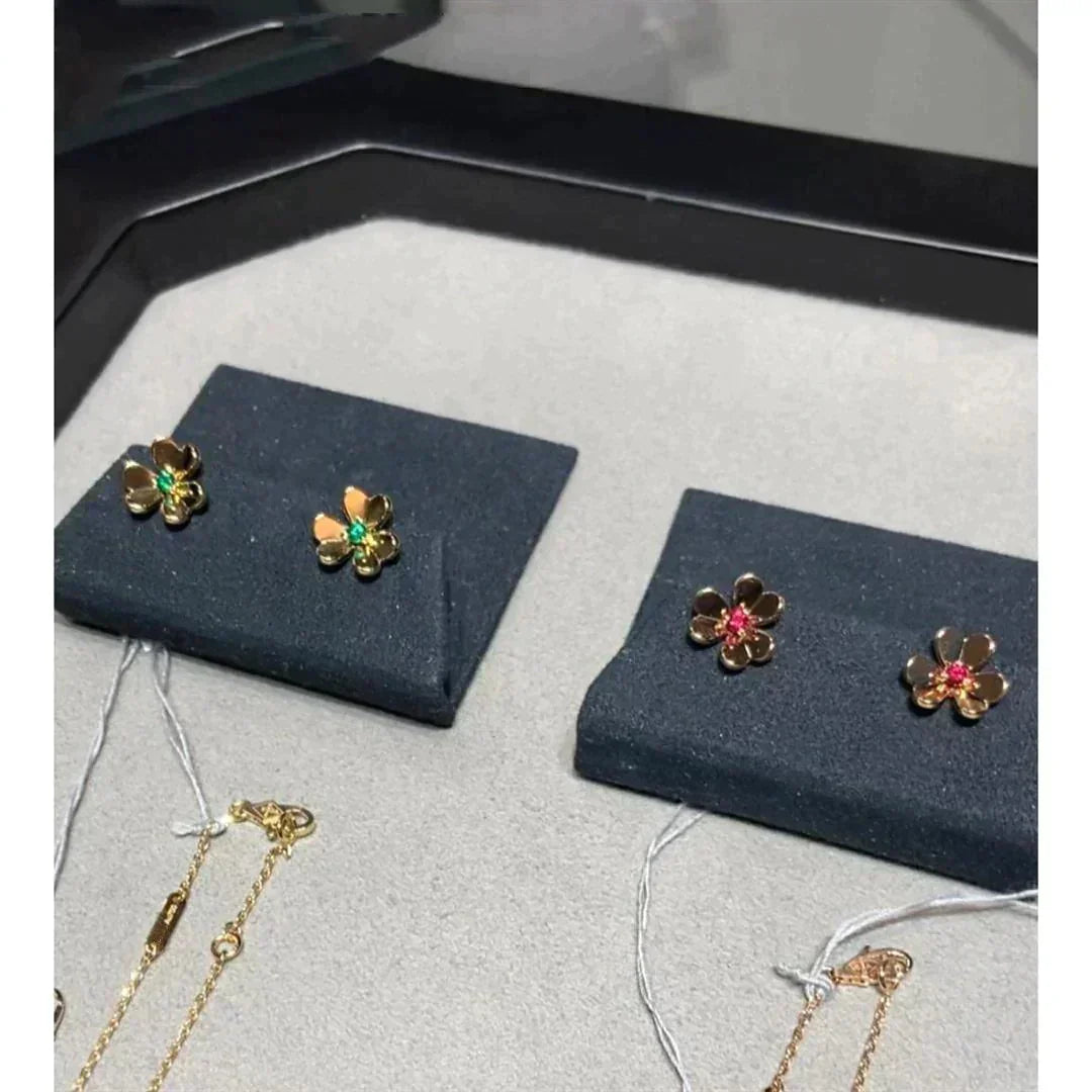 [MIRA]FRIVOLE  FLOWER PINK EARRINGS
