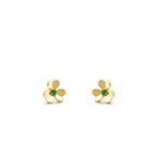 [MIRA]FRIVOLE  FLOWER MALACHITE EARRINGS