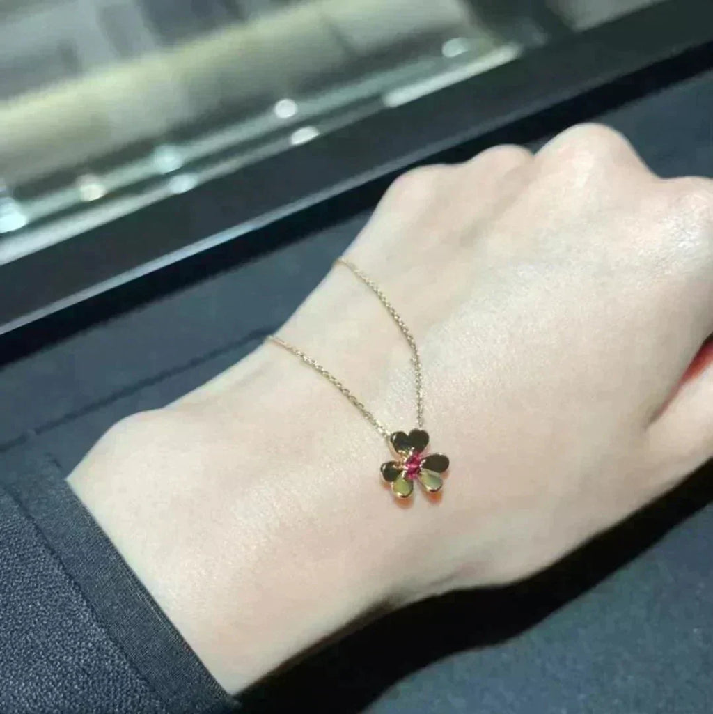 [MIRA]FRIVOLE GOLD FLOWER NECKLACE