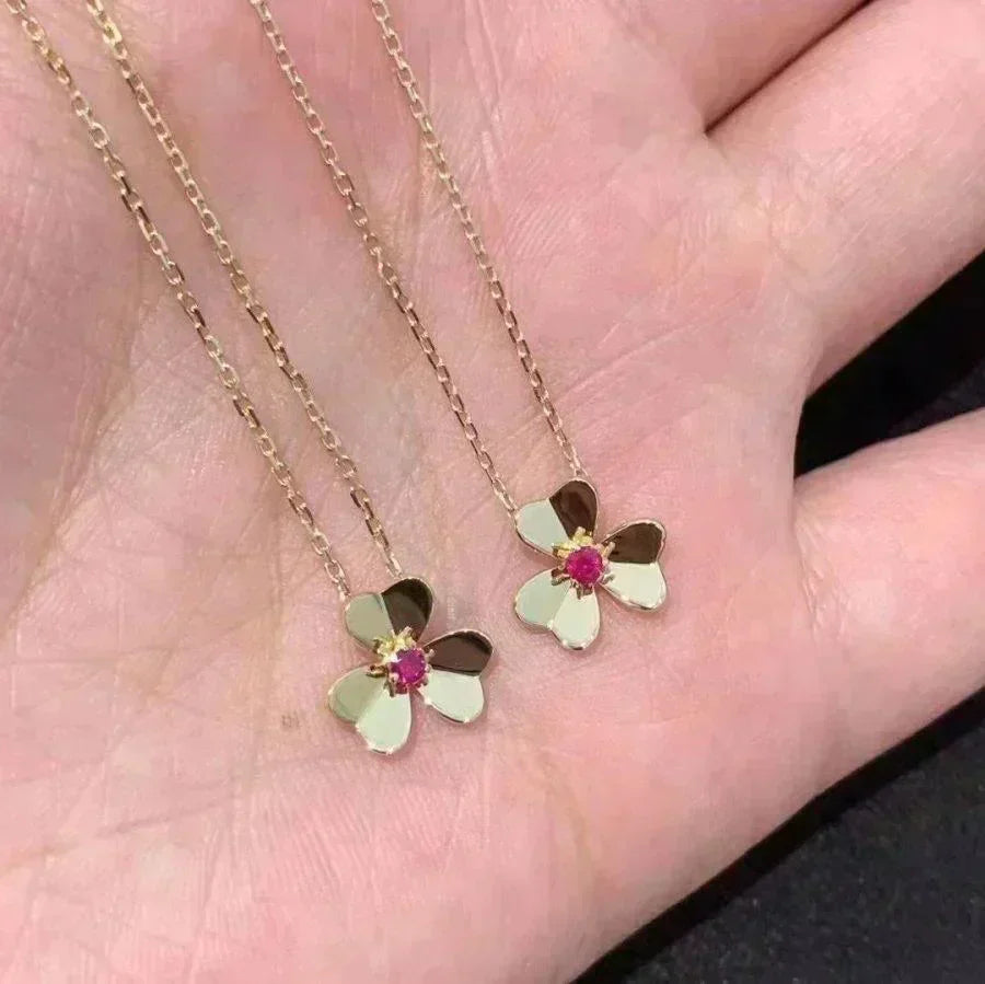 [MIRA]FRIVOLE GOLD FLOWER NECKLACE