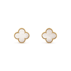 [MIRA]CLOVER MINI GOLD EARRINGS