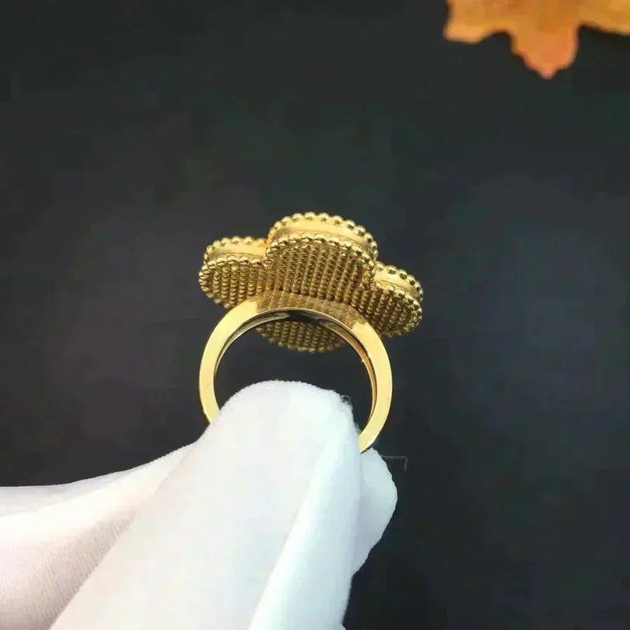 [MIRA]CLOVER MALACHITE RING