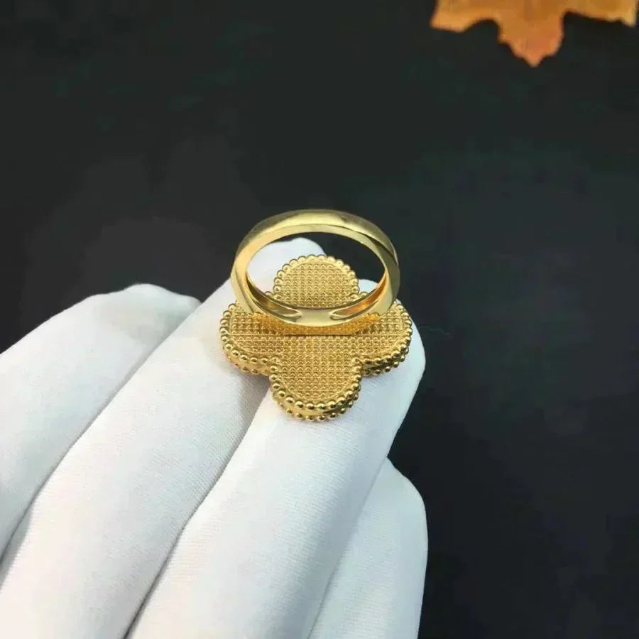 [MIRA]CLOVER MALACHITE RING