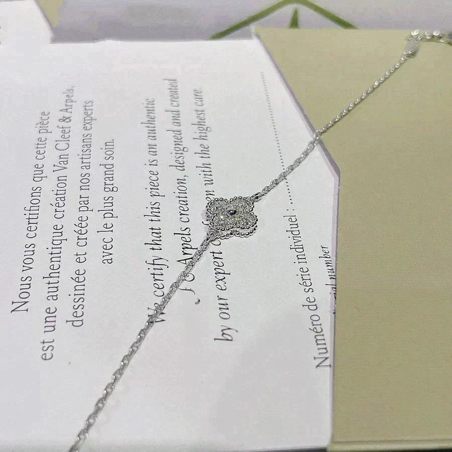 [MIRA]CLOVER  SINGLE FLOWER BRACELET SILVER