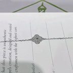 [MIRA]CLOVER  SINGLE FLOWER BRACELET SILVER