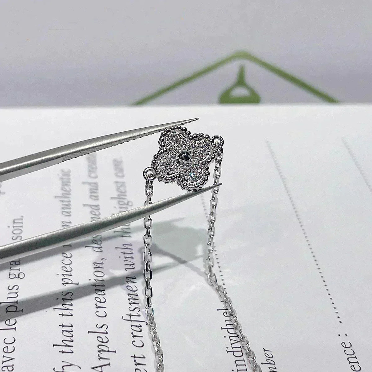 [MIRA]CLOVER  SINGLE FLOWER BRACELET SILVER