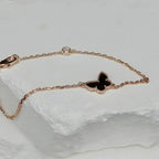 [MIRA]BUTTERFLY ONYX  BUTTERFLY BRACELET