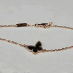 [MIRA]BUTTERFLY ONYX  BUTTERFLY BRACELET