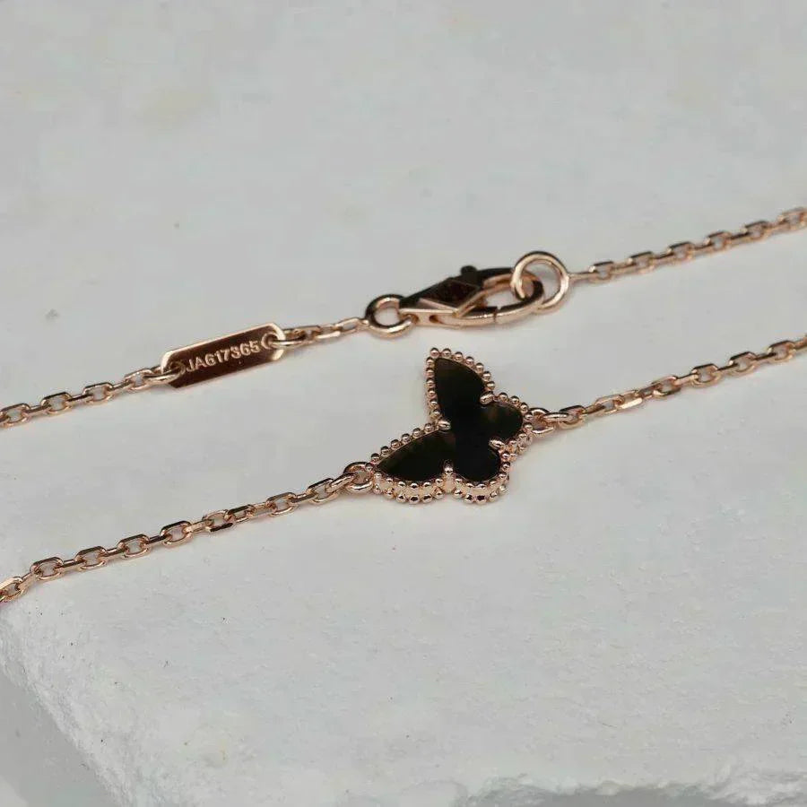 [MIRA]BUTTERFLY ONYX  BUTTERFLY BRACELET