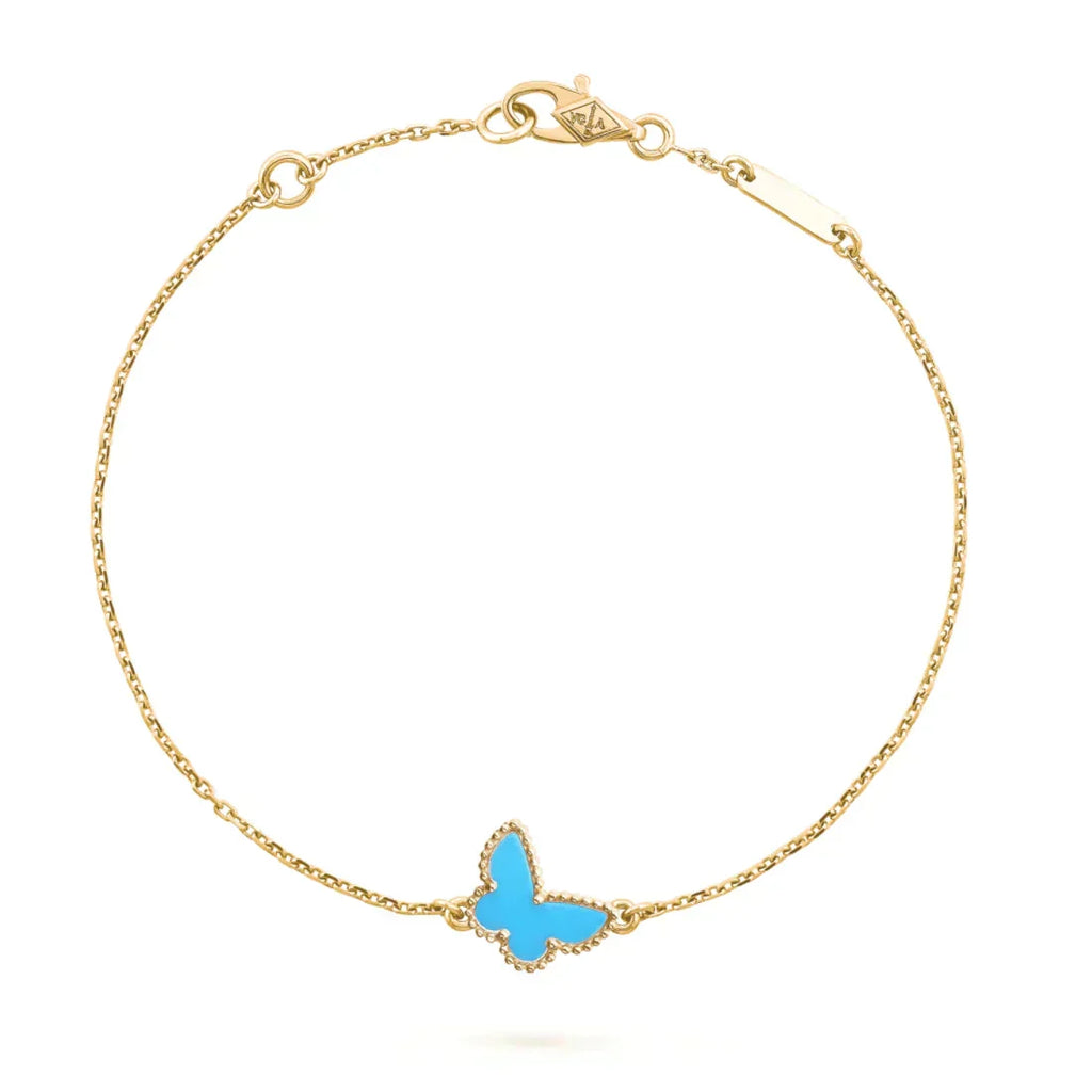 [MIRA]BUTTERFLY TURQUOISE BUTTERFLY BRACELET