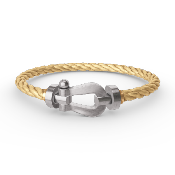 [MIRA]FORCE LARGE HORSESHOE NO DIAMOND BRACELET SILVER