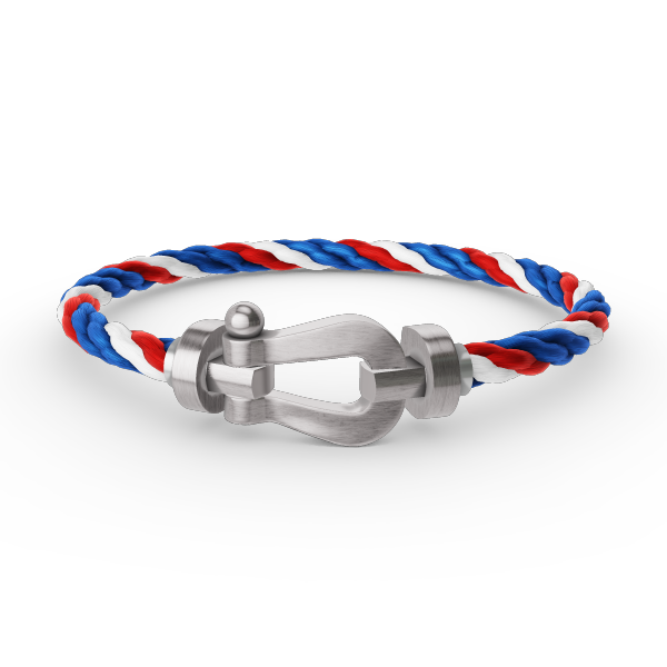 [MIRA]FORCE LARGE HORSESHOE NO DIAMOND BRACELET SILVER