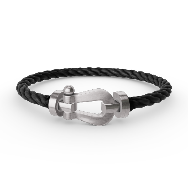 [MIRA]FORCE LARGE HORSESHOE NO DIAMOND BRACELET SILVER