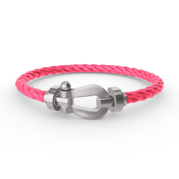 [MIRA]FORCE LARGE HORSESHOE NO DIAMOND BRACELET SILVER