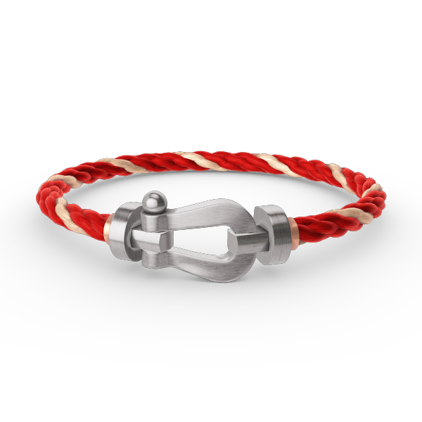 [MIRA]FORCE LARGE HORSESHOE NO DIAMOND BRACELET SILVER