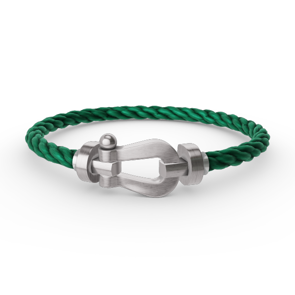 [MIRA]FORCE LARGE HORSESHOE NO DIAMOND BRACELET SILVER