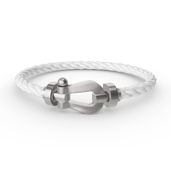 [MIRA]FORCE LARGE HORSESHOE NO DIAMOND BRACELET SILVER