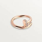 [MIRA]JUSTE RING 2.65MM PINK GOLD DIAMOND