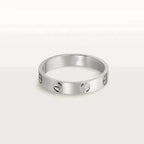 [MIRA]LOVE RING 4MM 1 DIAMOND SILVER